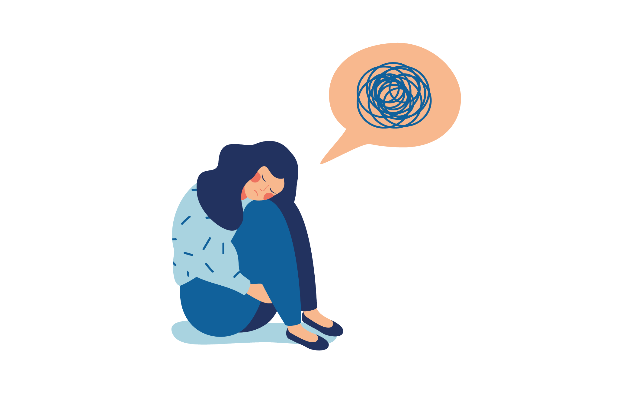 infografia mujer depresion