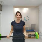 Bea en su sesión de entrenamiento personal